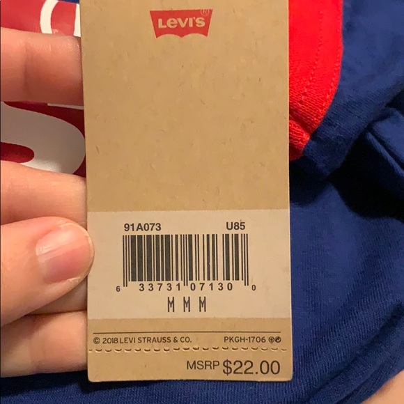 Levis Blue Ringer tee - Picture 2 of 2